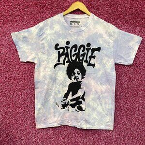 The Notorious B.I.G Baby Biggie Lavender Tie Die T-Shirt Large